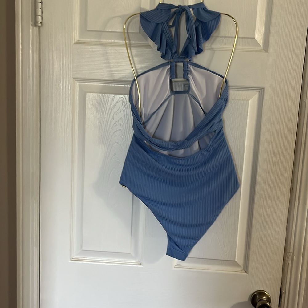 East Elegant baby blue one piece - Picture 5 of 5